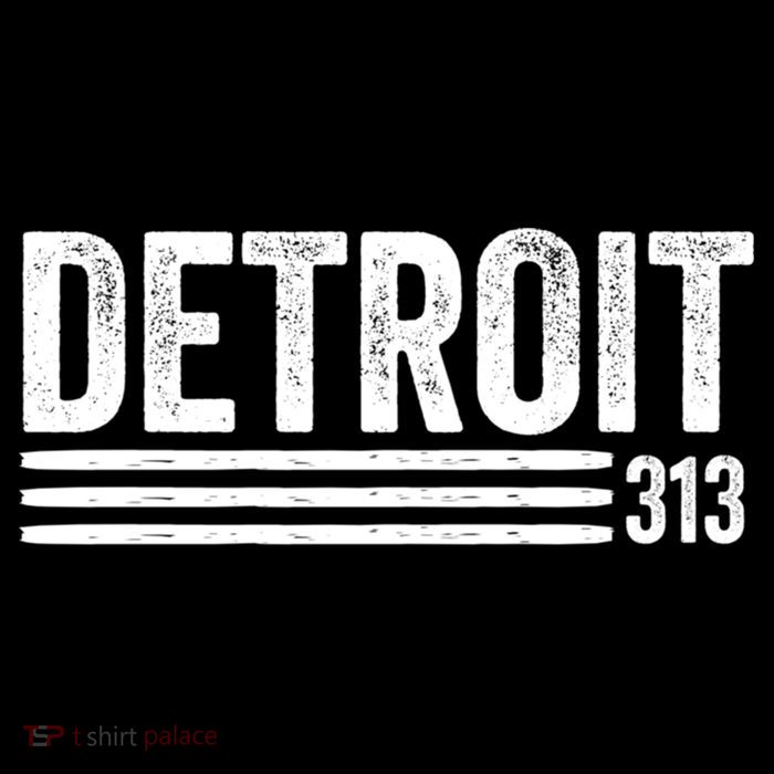 Detroit Vintage Men's Detroit 313 Apparel Gift Womens T-Shirt
