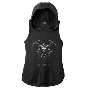 Diablo Vi Necromancer Icon Twohanded Scythes Ladies PosiCharge Tri-Blend Wicking Draft Hoodie Tank