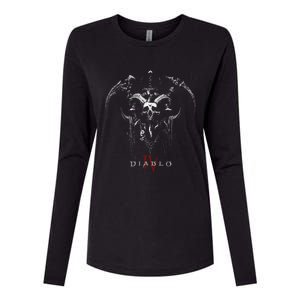 Diablo Vi Necromancer Icon Twohanded Scythes Womens Cotton Relaxed Long Sleeve T-Shirt