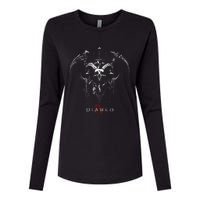 Diablo Vi Necromancer Icon Twohanded Scythes Womens Cotton Relaxed Long Sleeve T-Shirt