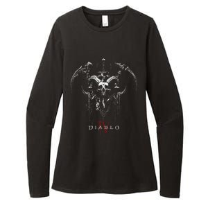 Diablo Vi Necromancer Icon Twohanded Scythes Womens CVC Long Sleeve Shirt