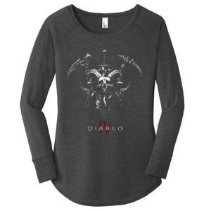 Diablo Vi Necromancer Icon Twohanded Scythes Women's Perfect Tri Tunic Long Sleeve Shirt