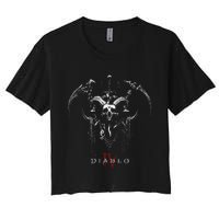 Diablo Vi Necromancer Icon Twohanded Scythes Women's Crop Top Tee