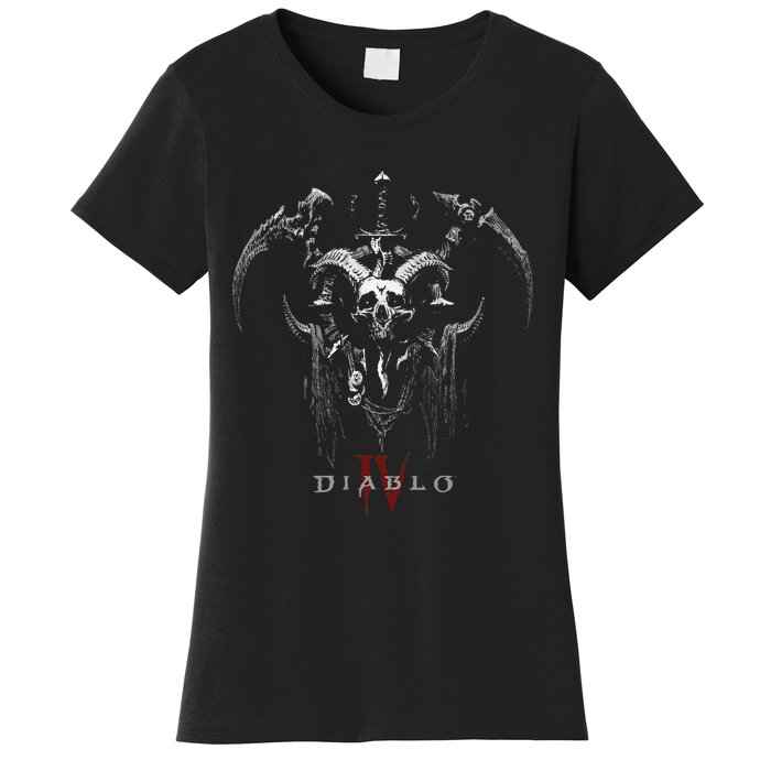 Diablo Vi Necromancer Icon Twohanded Scythes Women's T-Shirt