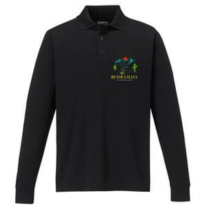 Death Valley National Park Desert California Nevada Tourist Performance Long Sleeve Polo