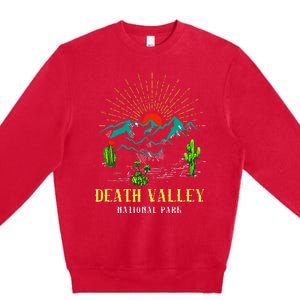 Death Valley National Park Desert California Nevada Tourist Premium Crewneck Sweatshirt