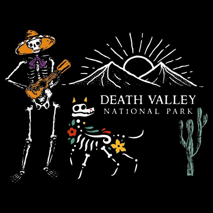 Death Valley National Park  Appalachian Trail Baby Bodysuit