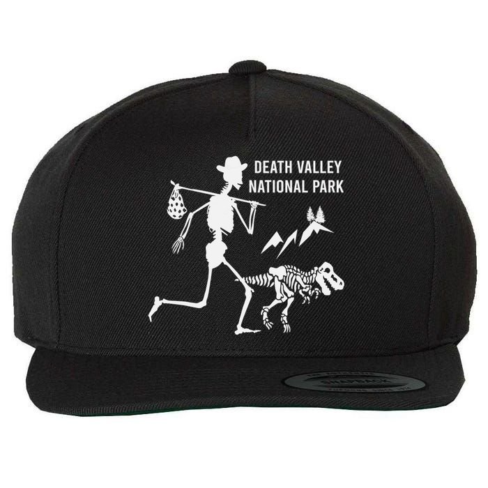 Death Valley National Park California US Hiking Vintage Wool Snapback Cap