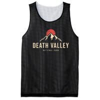 Death Valley National Park California Retro Sunset Hiking Mesh Reversible Basketball Jersey Tank