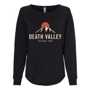 Death Valley National Park California Retro Sunset Hiking Womens California Wash Sweatshirt