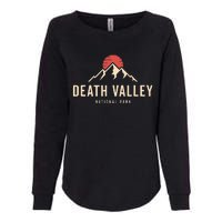 Death Valley National Park California Retro Sunset Hiking Womens California Wash Sweatshirt