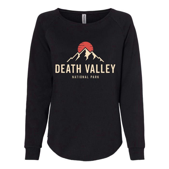 Death Valley National Park California Retro Sunset Hiking Womens California Wash Sweatshirt