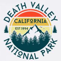 Death Valley National Park California Nature Hiking Outdoors Button