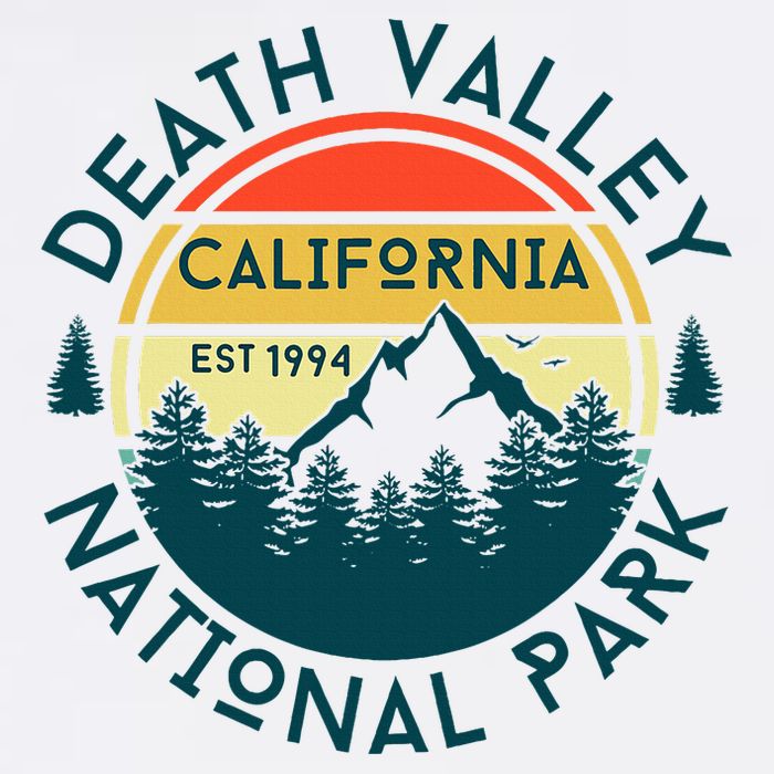 Death Valley National Park California Nature Hiking Outdoors Button