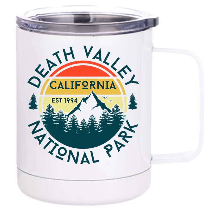 Death Valley National Park California Nature Hiking Outdoors 12 oz Stainless Steel Tumbler Cup