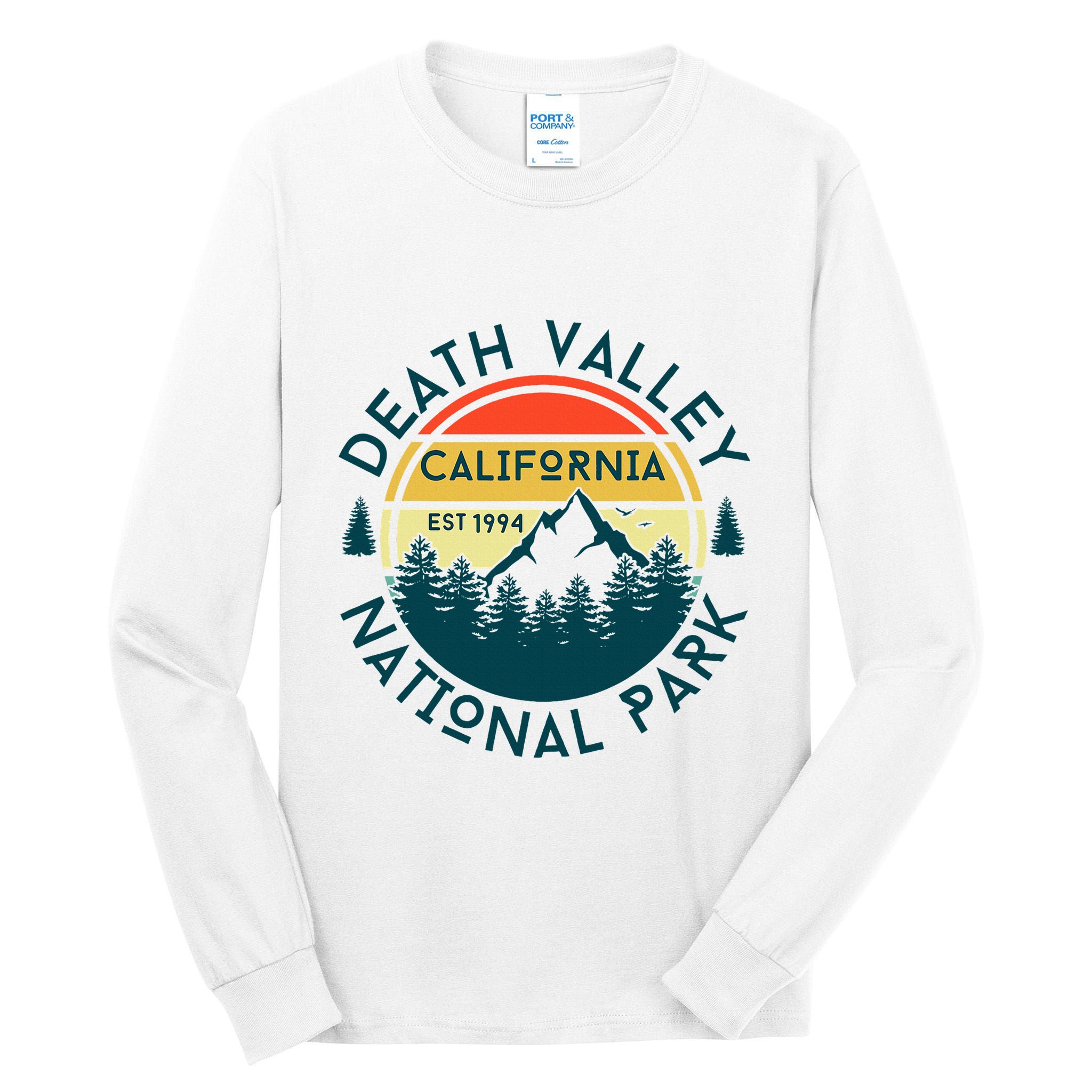Death Valley National Park California Nature Hiking Outdoors Tall Long Sleeve T-Shirt