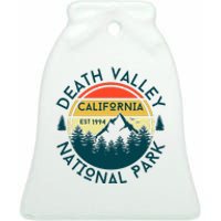 Death Valley National Park California Nature Hiking Outdoors Ceramic Bell Ornament