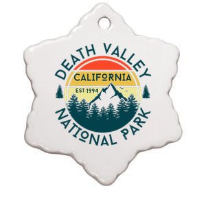 Death Valley National Park California Nature Hiking Outdoors Ceramic Star Ornament