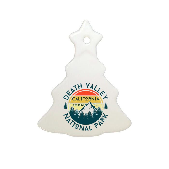 Death Valley National Park California Nature Hiking Outdoors Ceramic Tree Ornament