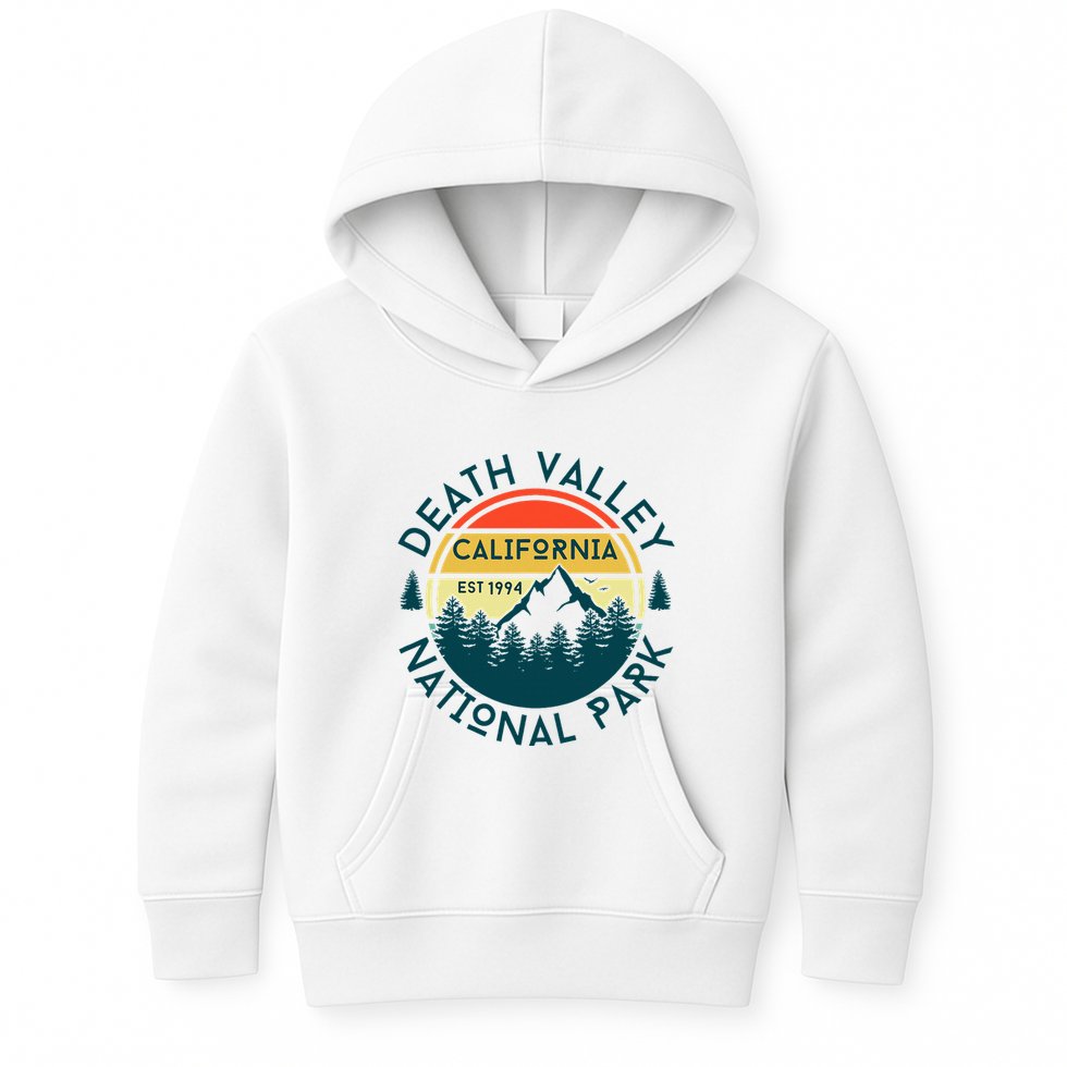 Death Valley National Park California Nature Hiking Outdoors Kids Hoodie