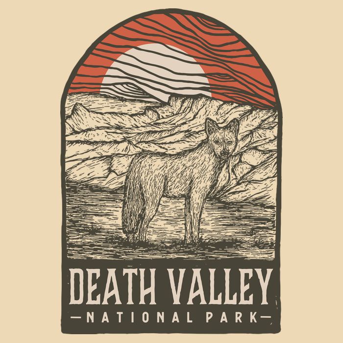 Death Valley National Park Drawstring Bag