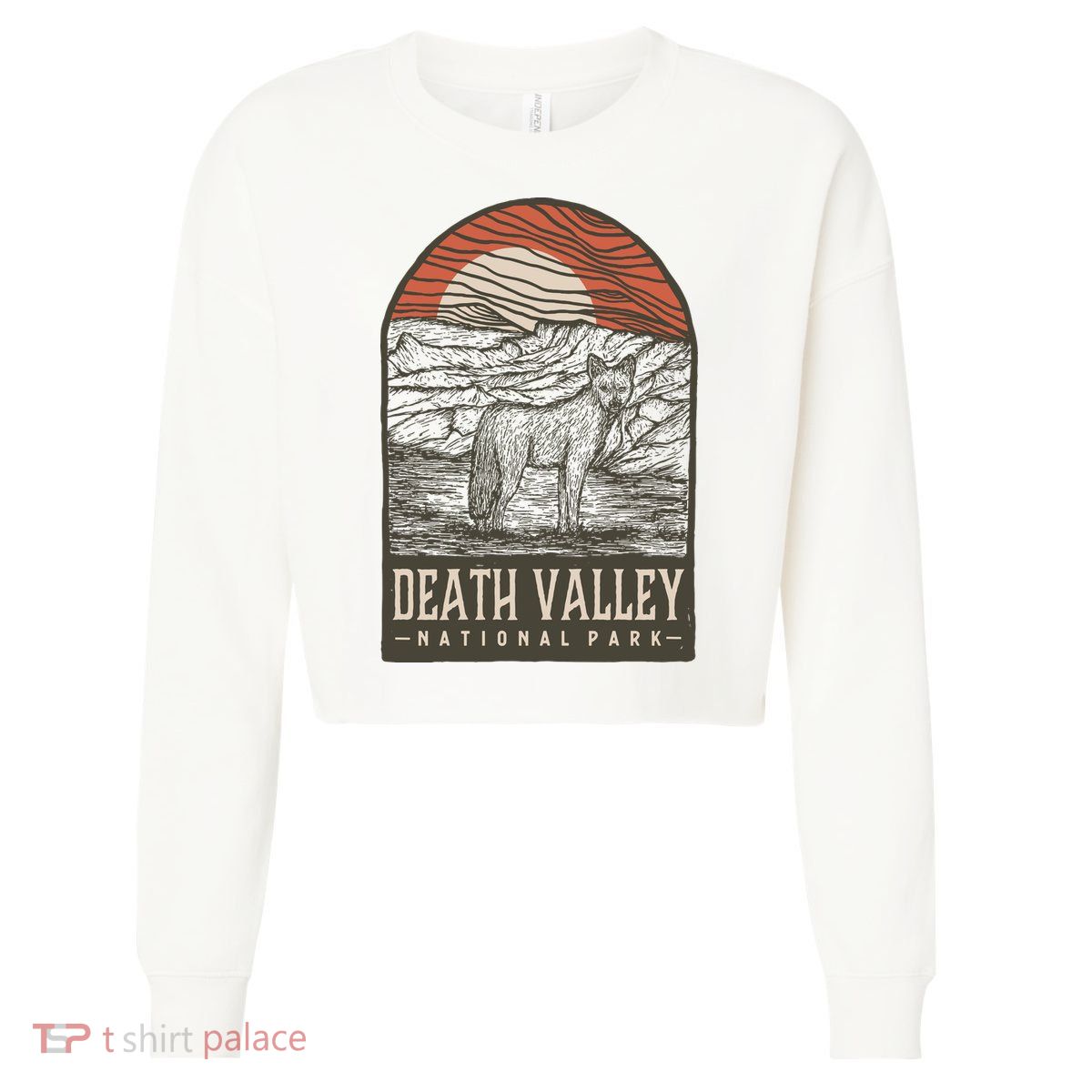 Death Valley National Park Cropped Pullover Crew
