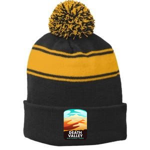 Death Valley National Park Stripe Pom Pom Beanie