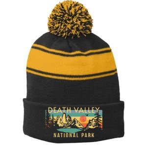 Death Valley National Park Stripe Pom Pom Beanie