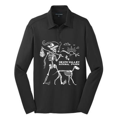 Death Valley Park Silk Touch Performance Long Sleeve Polo