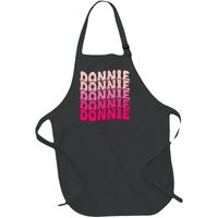 Donnie Vintage Personalized Name I Love Donnie Full-Length Apron With Pockets