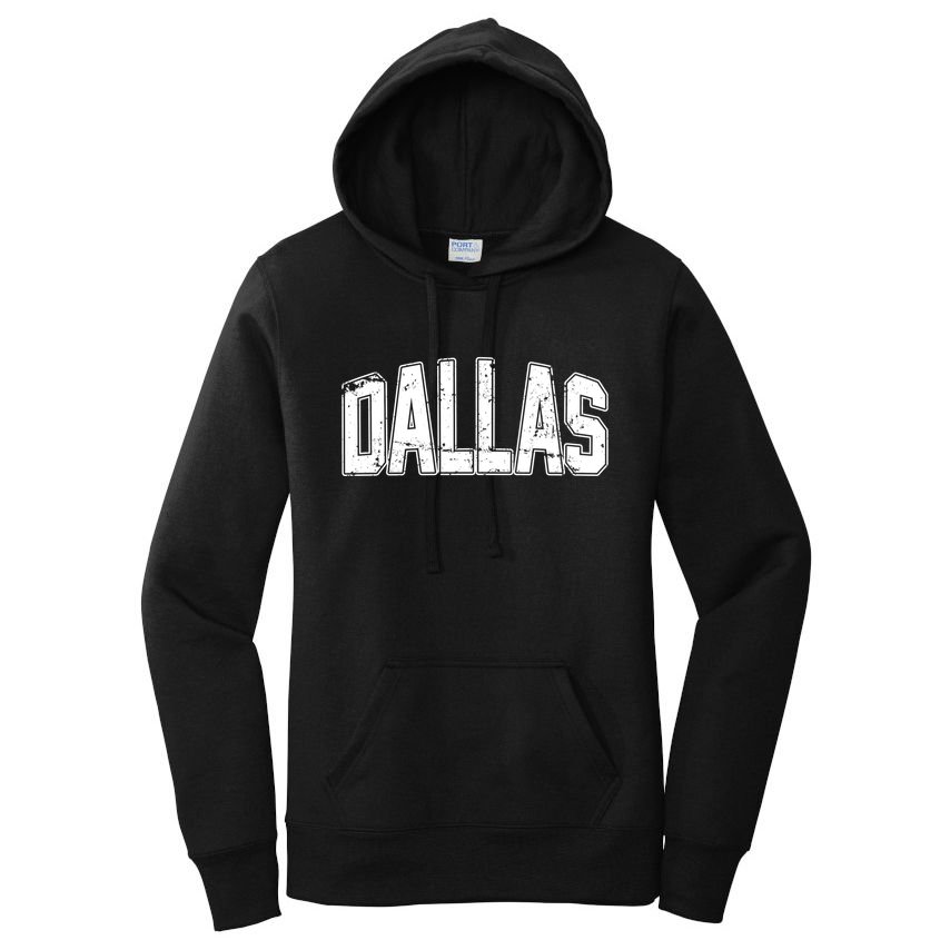 Dallas Vintage Retro Women's Pullover Hoodie