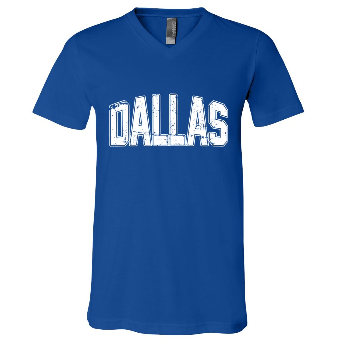 Dallas Vintage Retro V-Neck T-Shirt