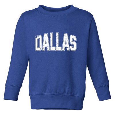 Dallas Vintage Retro Toddler Sweatshirt
