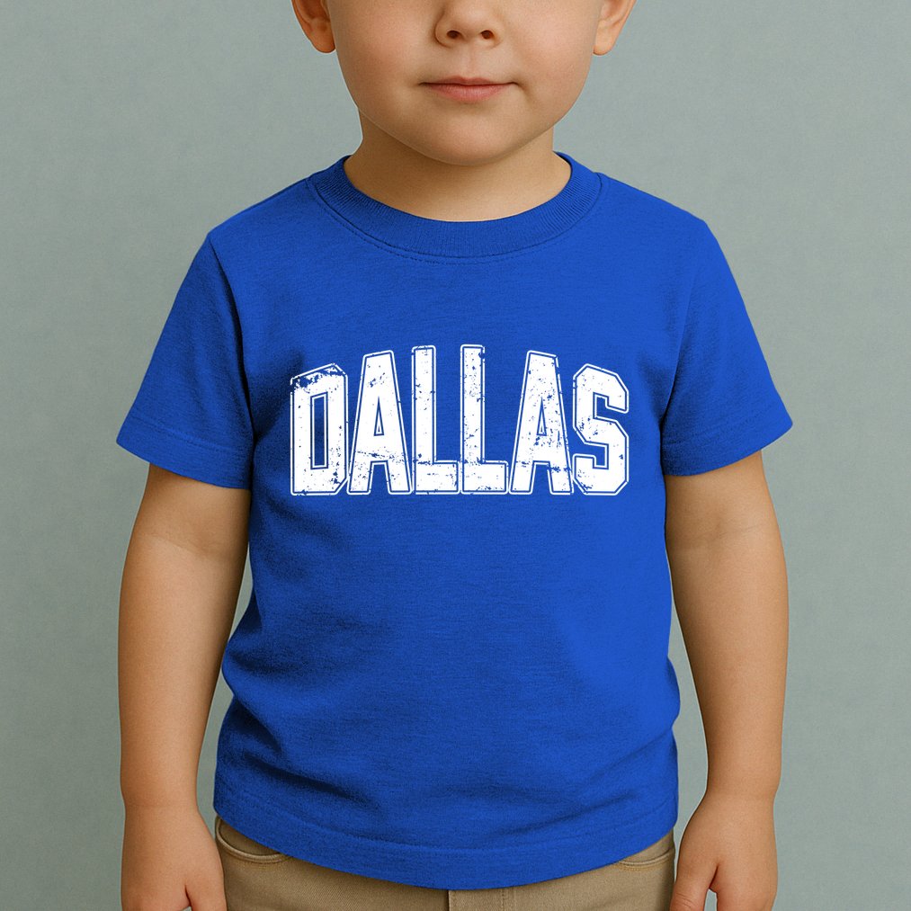 Dallas Vintage Retro Toddler T-Shirt