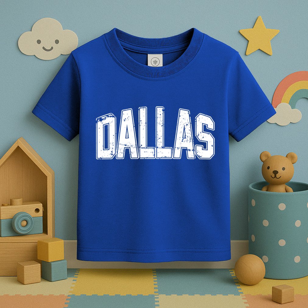 Dallas Vintage Retro Toddler T-Shirt