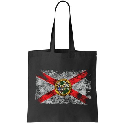 Distressed Vintage Retro Usa Patriotic Fl State Florida Flag Bag