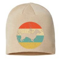 Dachshund Vintage Retro Dachshund Dog Sustainable Beanie