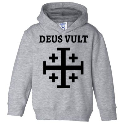 Deus Vult Roman Catholic Toddler Hoodie