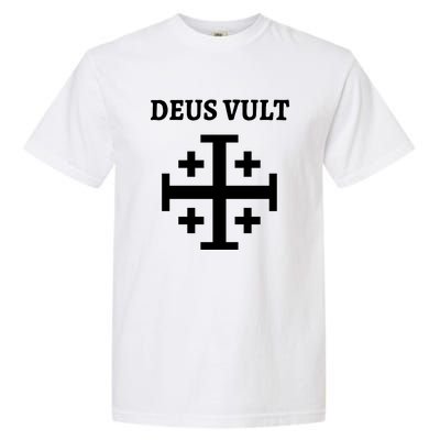 Deus Vult Roman Catholic Garment-Dyed Heavyweight T-Shirt