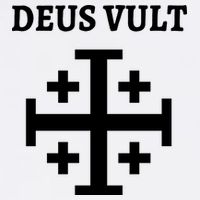Deus Vult Roman Catholic 11oz C Handle Ceramic Mug
