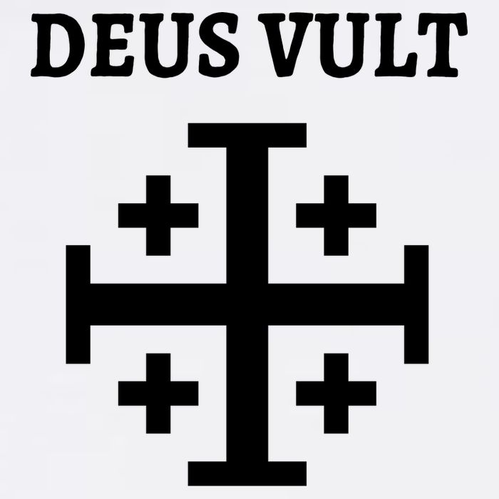 Deus Vult Roman Catholic 11oz C Handle Ceramic Mug