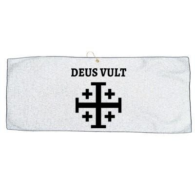 Deus Vult Roman Catholic Large Microfiber Waffle Golf Towel