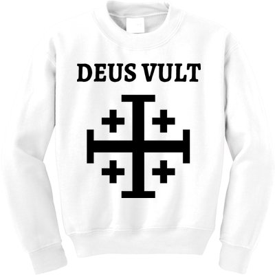 Deus Vult Roman Catholic Kids Sweatshirt