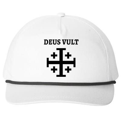 Deus Vult Roman Catholic Snapback Five-Panel Rope Hat