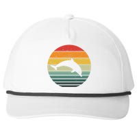 Dolphin Vintage Retro Sunset Tees 60s 70s Style Snapback Five-Panel Rope Hat