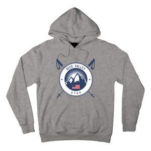 Deer Valley Ski Skiing Snow Utah Tall Hoodie