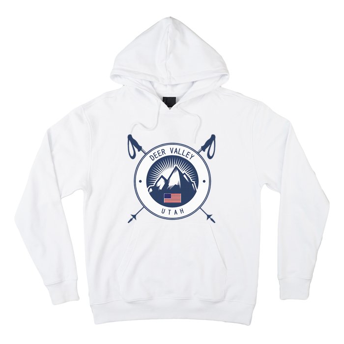 Deer Valley Ski Skiing Snow Utah Hoodie