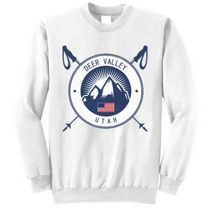 Deer Valley Ski Skiing Snow Utah Sweatshirt