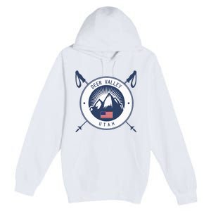 Deer Valley Ski Skiing Snow Utah Premium Pullover Hoodie