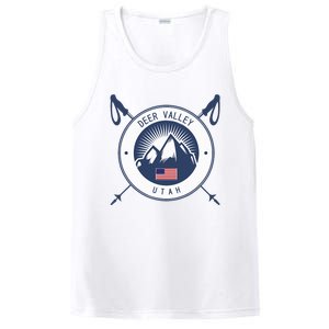 Deer Valley Ski Skiing Snow Utah PosiCharge Competitor Tank